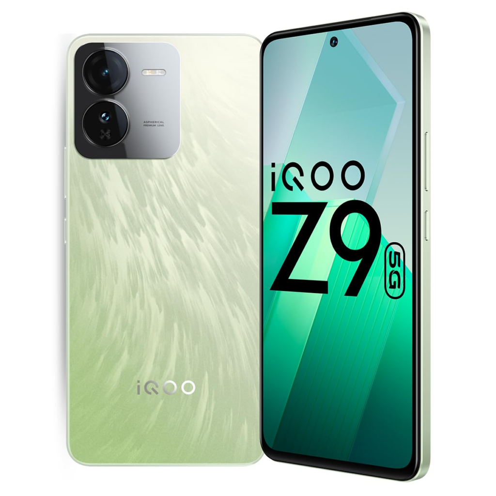 IQOO Z9 5G (Brushed Green, 8GB RAM, 128GB Storage)
